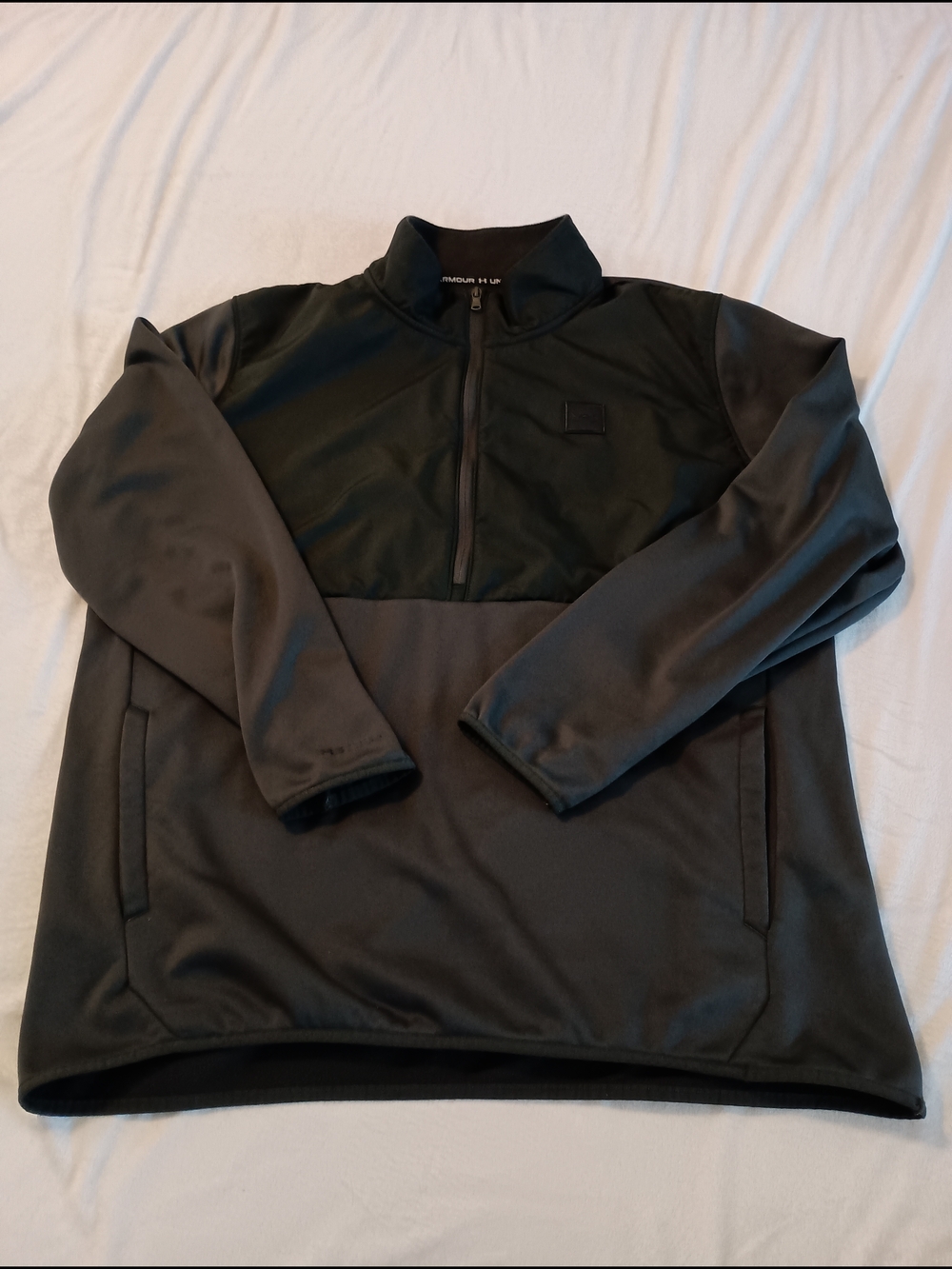 Under Armour Storm  1/2 Zip Men's Sweatshirt Size XXL In Baroque Green/Black.